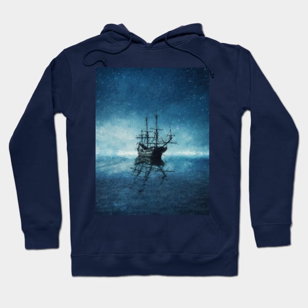 Gost ship painting Hoodie by psychoshadow